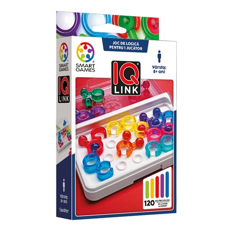 Smart Games - IQ Link, joc de logica cu 120 de provocari, 8+ ani, editie lb. Romana - imagine 7